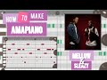 How to make amapiano on fl studio mobile 2023 like mellow & sleazy Melodies & log drum tutorial