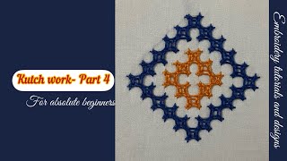 Kutch work - Part 4,  Kutch embroidery for beginners, Traditional embroidery of Gujarat #kutchwork