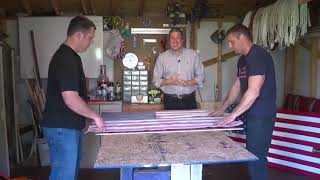 Firefighters make American flags from fire hoses | Digital Short