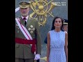 17-year-old Spain's Princess Leonor swears-in national flag in military ceremony