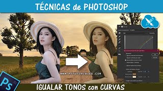 IGUALAR el COLOR de 2 IMÁGENES con PHOTOSHOP