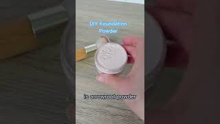 DIY ഫൗണ്ടേഷൻ പൊടി #diy #zerowastemakeup