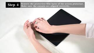 OMOTON 03 The Latest Installation Video for Tempered Glass Screen Protector