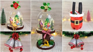 4 Increibles Ideas Navideñas Con Botellas - Adornos Navideños Económicos 2020 - Natal Do Lixo .