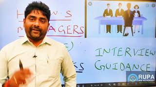 HMWS \u0026SB MANGAERS FREE INTERVIEW GUIDANCE | RUPA IAS ACADEMY