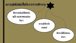 นำเสนอการฝึกงาน