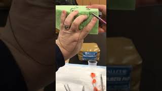 suturing 2nd degree on foam