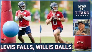 Tennessee Titans Will Levis INTERCEPTED 3 Times, Malik Willis is BALLIN' & Fulton Back at Practice