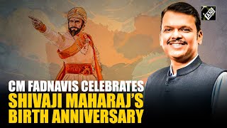 CM Fadnavis, Dy CMs Shinde \u0026 Ajit Pawar celebrate 395th birth anniversary of Shivaji Maharaj