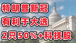 最新消息！特朗普已被送医，深度解析对大选的影响。 分享两只年收入增长超过50%的高科技公司 （1.25倍速效果最佳）