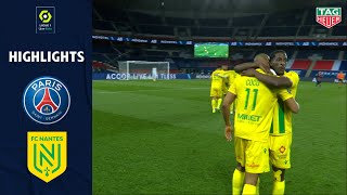 PARIS SAINT-GERMAIN - FC NANTES (1 - 2) - Highlights - (PSG - FCN) / 2020-2021