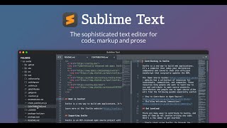 Sublime Text 3 setup installation plugins // Sublime Text 3 video tutorial