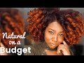 Big Flexi Rod Set on Blown Out Hair | Cheap + Bomb Natural Hair Products: Creme Of Nature