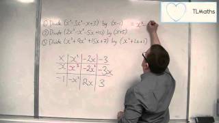 OCR MEI Core 1 7.05 Introducing Polynomial Division using the Grid Method