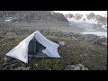 hyperlite mountain gear dirigo 2 tent in 50 mph winds.