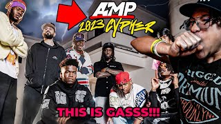 THIS AMP CYPHER WAS GASSSSSS!!! | AMP FRESHMAN CYPHER 2023 REACTION!