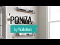 Wallniture Ponza Wall Shelf with 2 Way Assembly