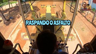 120k RASPANDO O ASFALTO / Motoniveladora caterpillar grader niveleuse patrola motoconformadora