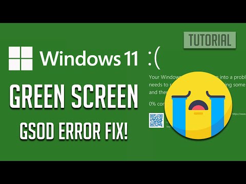 How to Fix Windows 11 Green Screen of Death GSOD Error [COMPLETE FIX]