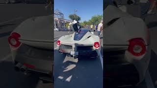 $4M Ferrari LaFerrari cold startup! #shorts #viral #cars #montereycarweek #monterey #california