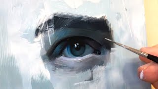 More Real Than A Photo // Eye Painting Tutorial With Oil Paint