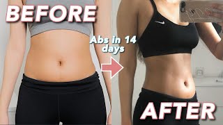 ABS IN 2 WEEKS?! i tried chloe ting's abs workout challenge