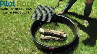 Pilot Rock Swivel Grate Style Fire Ring vs. Import Fire Ring