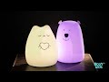 Силиконовые ночники polar bear и cosmocat от roxy kids