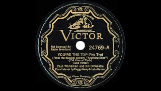 1934 Paul Whiteman - You’re The Top (Peggy Healy \u0026 John Hauser, vocal)