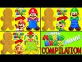 Super Mario Bros Movie Compilation: Mario Luigi Bowser Gingerbread Man Cookies