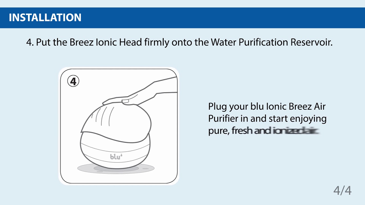 Breez Ionic Air Purifier: Installation And Cleaning - YouTube