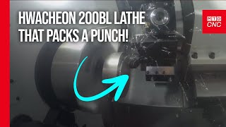 The compact HWACHEON 200BL lathe from Ward HI-TECH packs a punch!