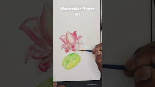 Watercolor flowers art #art @danushkaart 😊