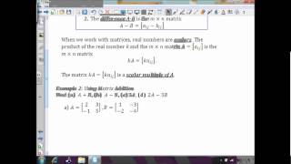 7.2 Matrix Algebra (Examples 1-2).wmv