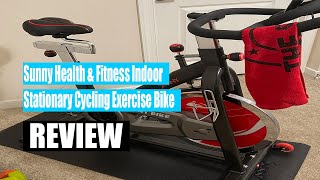 Review Sunny Health & Fitness Indoor Stationary Cycling Exercise Bike 2024