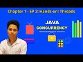 Java Threads Hands-on | Practical Thread Creation Tutorial #java  #multithreading  #threads