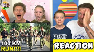 INDIAN PARATROOPERS 100 KM RUN REACTION | CRAZY!!! | #BigAReact