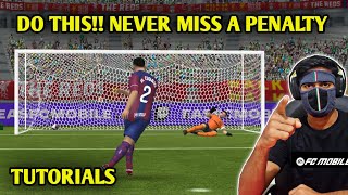 Penalty Tutorials in Fc Mobile || Do This & Never Miss a Penalty #fcmobile #fifamobile