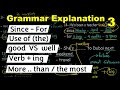 15 grammar questions + answers and explanations