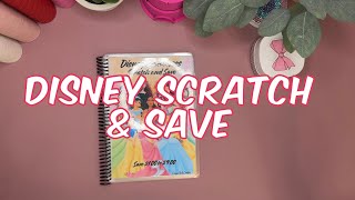 🌟🦄🌟DISNEY SCRATCH \u0026 SAVE | SAVINGS CHALLENEG 🌟🦄🌟