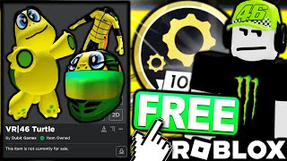 COOL FREE ACCESSORIES! HOW TO GET VR|46 Turtle Companion, Helmet \u0026 Racing Leathers! (ROBLOX EVENT)