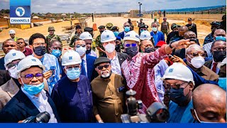 Gambari, Fashola, Ngige Inspect 2nd Niger Bridge, Assure Of April Completion