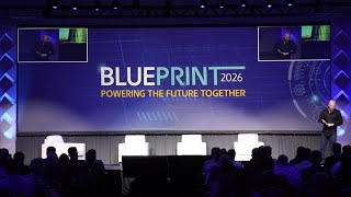 Opening keynote speaker Sean James at Blueprint 2026