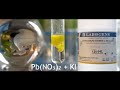 What happens when pbno3 reacts with KI | Pb(NO3)2 + KI  | Potassium iodide + Lead nitrate