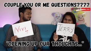 You or Me Couple Challenge...😁| TAMIL COUPLE FUN GAME | COUPLE CHALLENGE VIDEO TAMIL