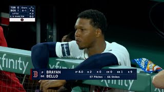 Every at bat from Brayan Bello's 8 shutout innings vs Toronto TOR @ BOS 08-28-2024