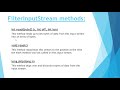 #72  FilterInputStream class