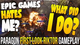 NEW! PARAGON RIKTOR GAMEPLAY \