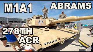 U.S. ARMY M1A1 ABRAMS TANK | 278th Armored Cavalry Regiment at Dover Air Force Base Air Show