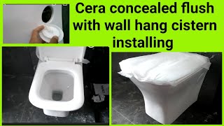 cera concealed flush with wall hang#i love god